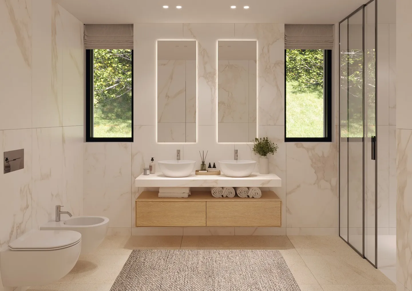 Attika 5.5 Räume – Exklusives Penthouse mit Panoramaterrasse | Residenz Oasis, Pregassona - Foto 7 di 11