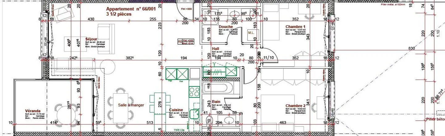 Geräumige 3,5 Zimmer in einem schönen Viertel - Foto 6 von 6