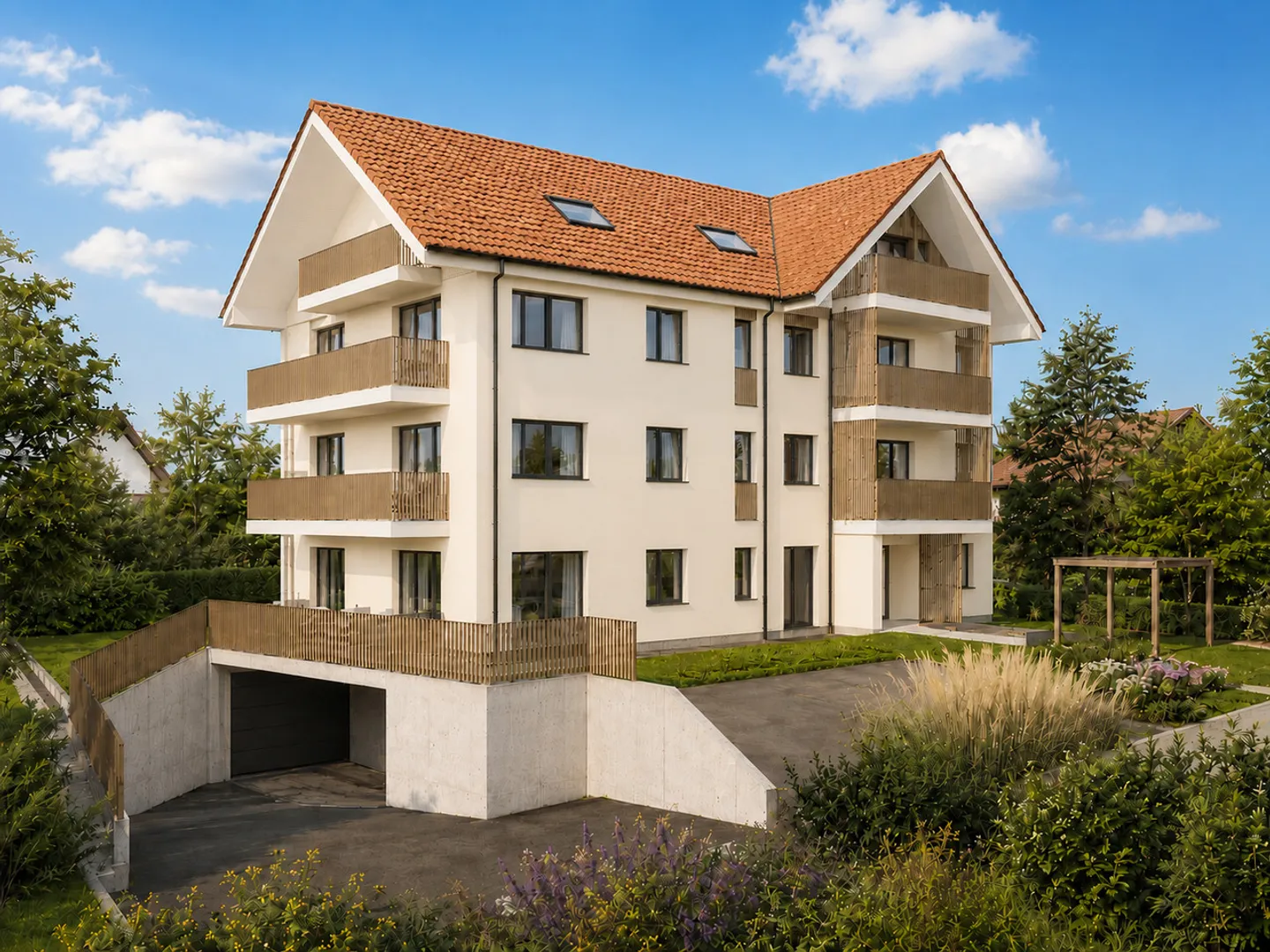 Neues 3,5-Zimmer-Apartment im Herzen von Oron-la-Ville - Foto 1 von 7