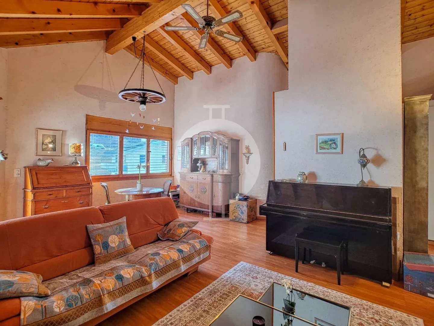 Magnificent, bright attic with large terrace and panoramic view of the Rhône valley, including parking space - Photo 6 of 13