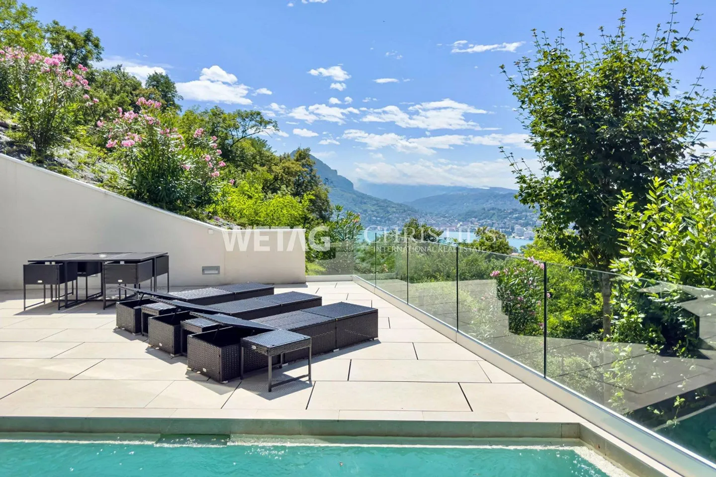 Lugano-Viganello : villa moderne avec vue imprenable sur le lac de Lugano et piscine extérieure, également idéale comme résidence secondaire - Photo 12 sur 13