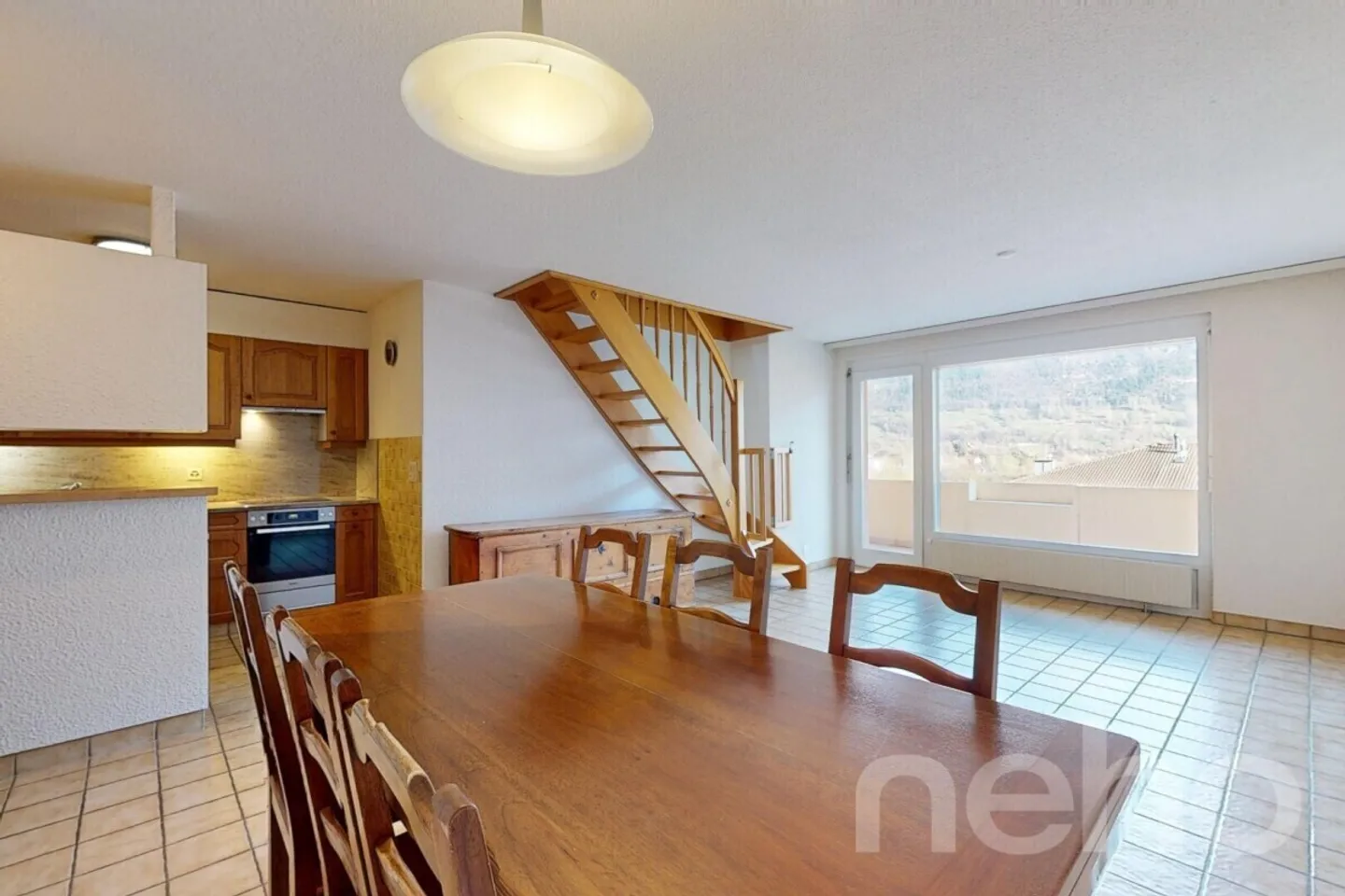 Charmante Familien-Maisonette-Penthouse mit unverbautem Blick auf die Berge - Foto 8 von 13