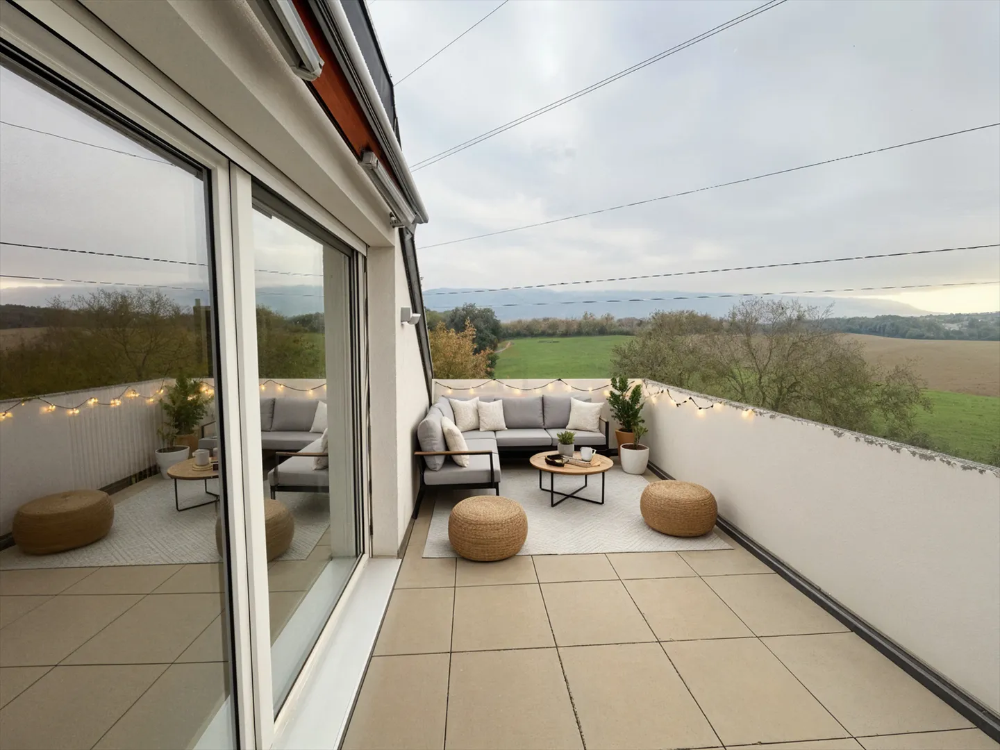 Attique de 4 pièces de 91m2 PPE au calme avec vue dégagée - Photo 7 sur 7