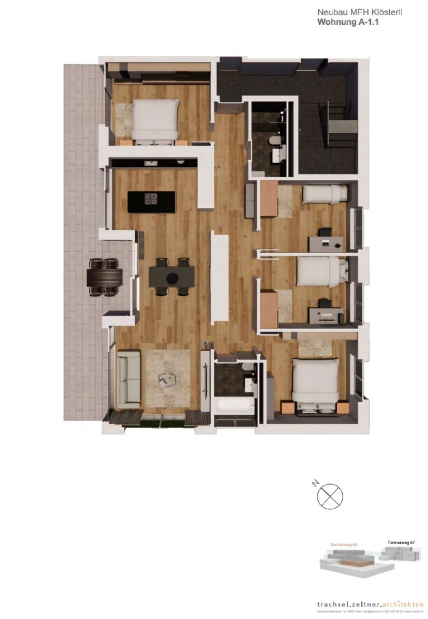 Geräumige Gartenwohnung in Brig-Glis - Foto 13 von 14