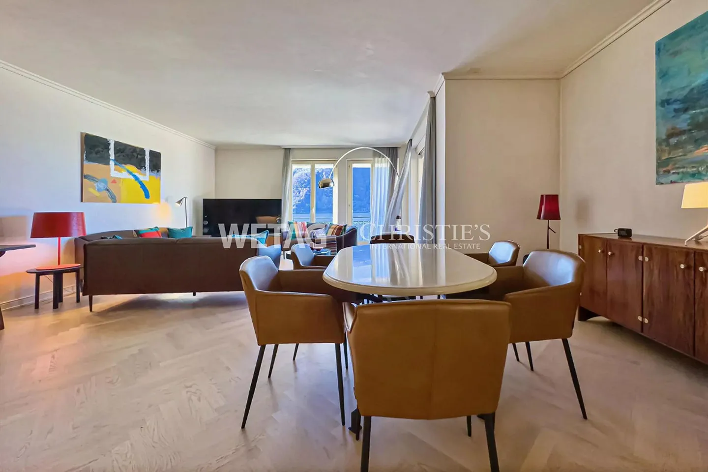 Lugano-Bissone : Appartement avec accès direct au lac, piscine extérieure, se... - Photo 7 sur 13