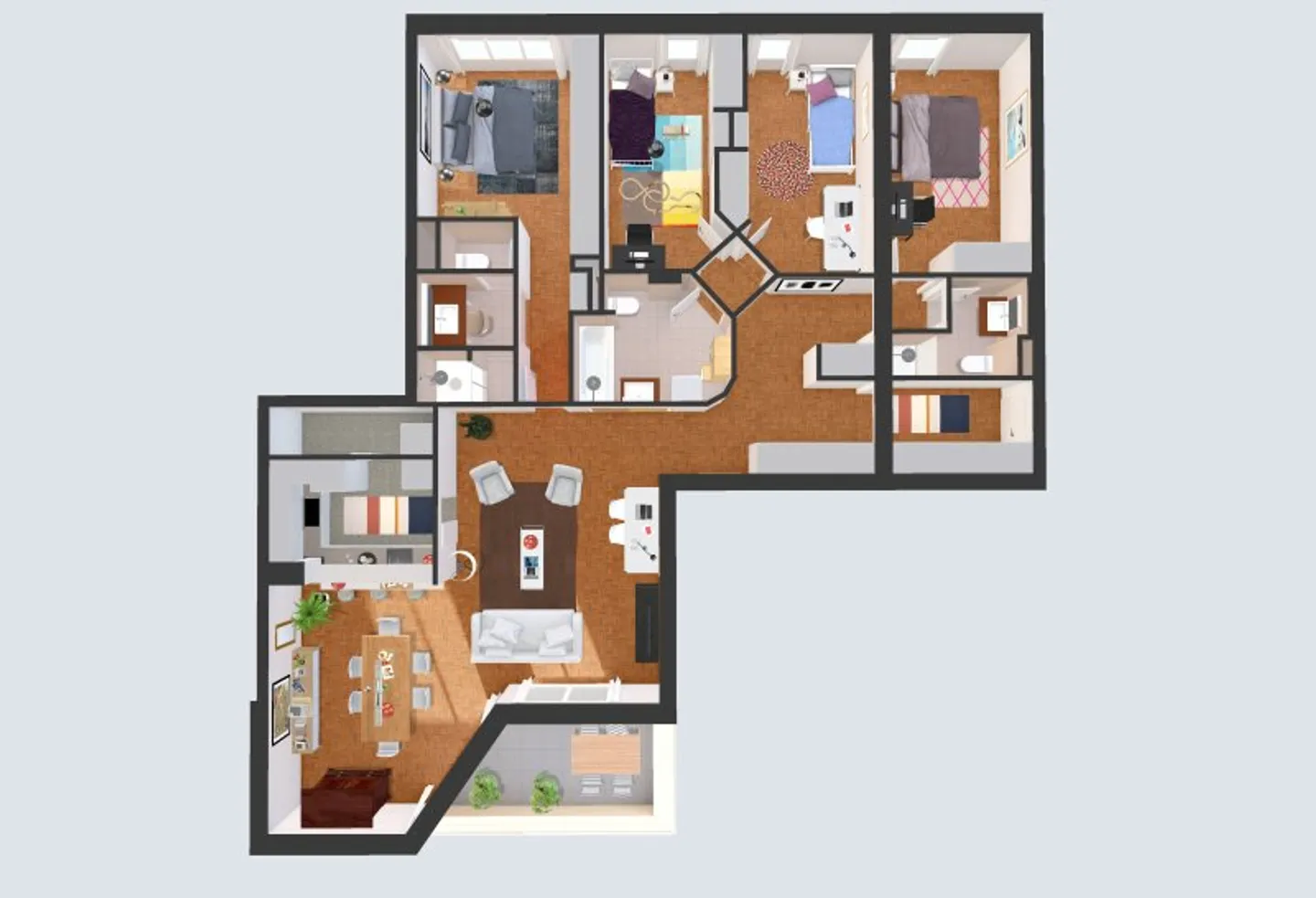 Geräumige Wohnung in Monthey - Foto 9 von 12