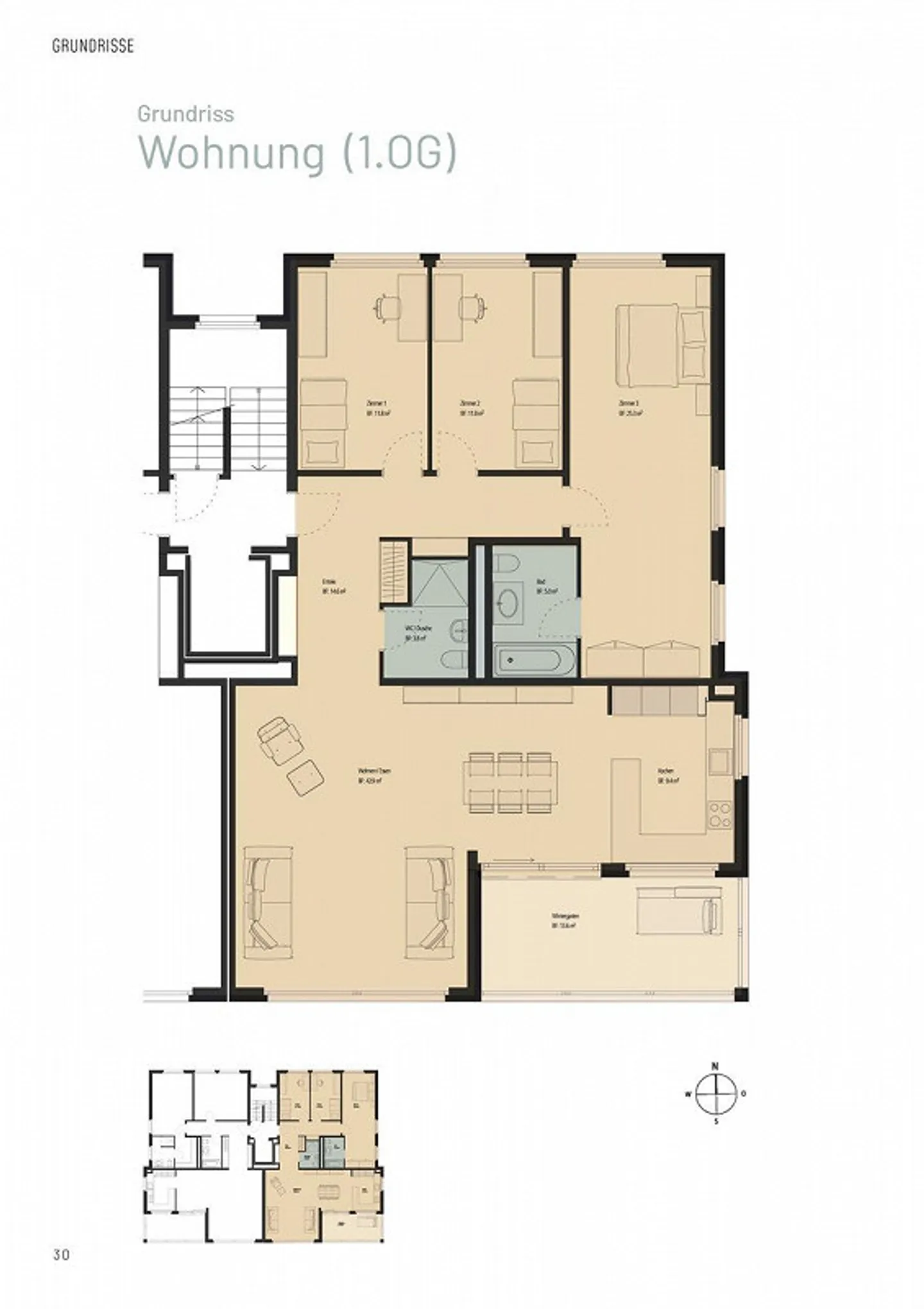 Appartamento 4.5 locali con 173 m² di superficie utile totale e giardino d'inverno Sky-Frame - Foto 11 di 12
