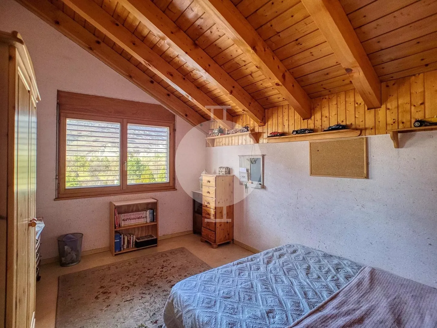 Magnificent, bright attic with large terrace and panoramic view of the Rhône valley, including parking space - Photo 12 of 13