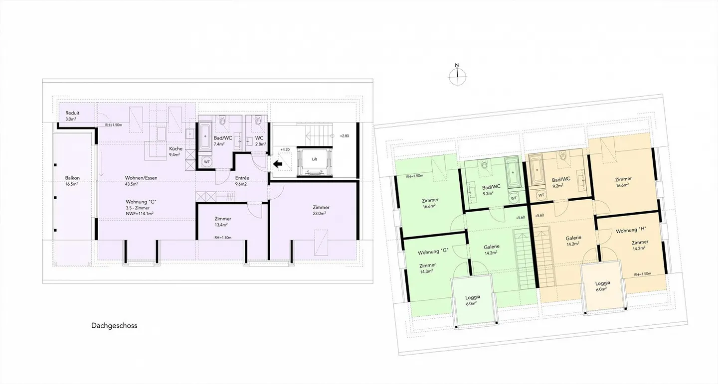 Moderne 3½ Zimmer Attique - Foto 15 von 15