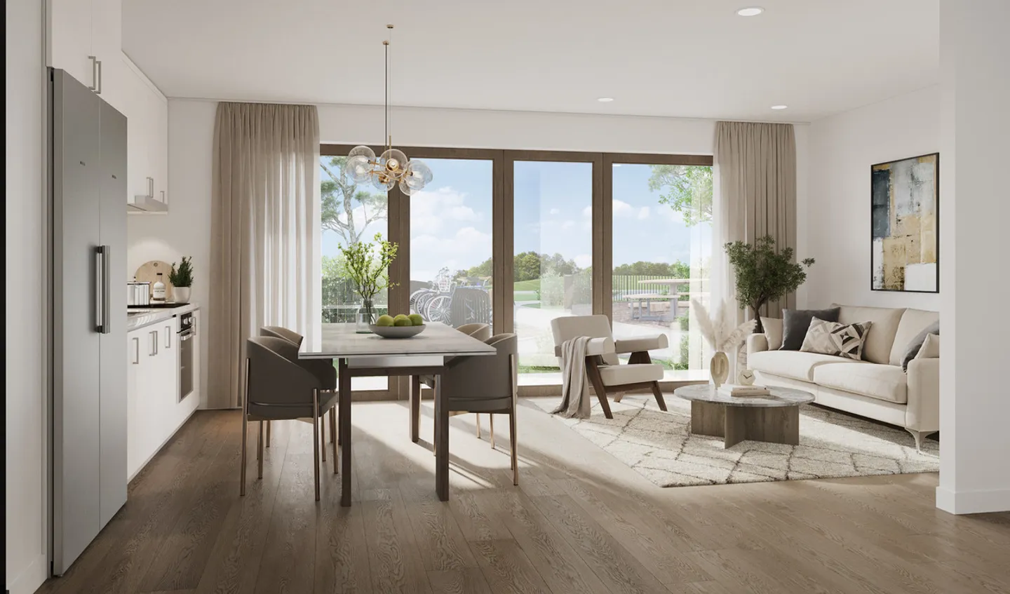 Building 4 - 5.5 rooms living area 170 m2 and garden of 208 m2! - Photo 3 of 4