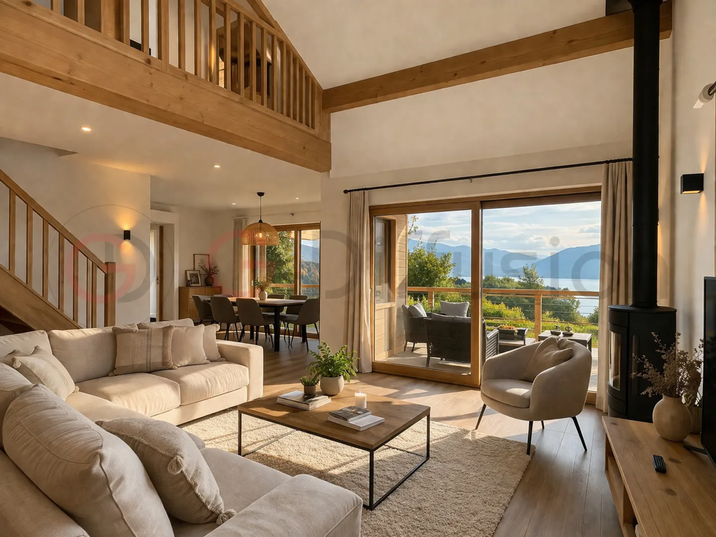For sale - Promotion: superb new villa in Posses-sur-Bex, a few minutes from Gryon - Photo 2 of 5