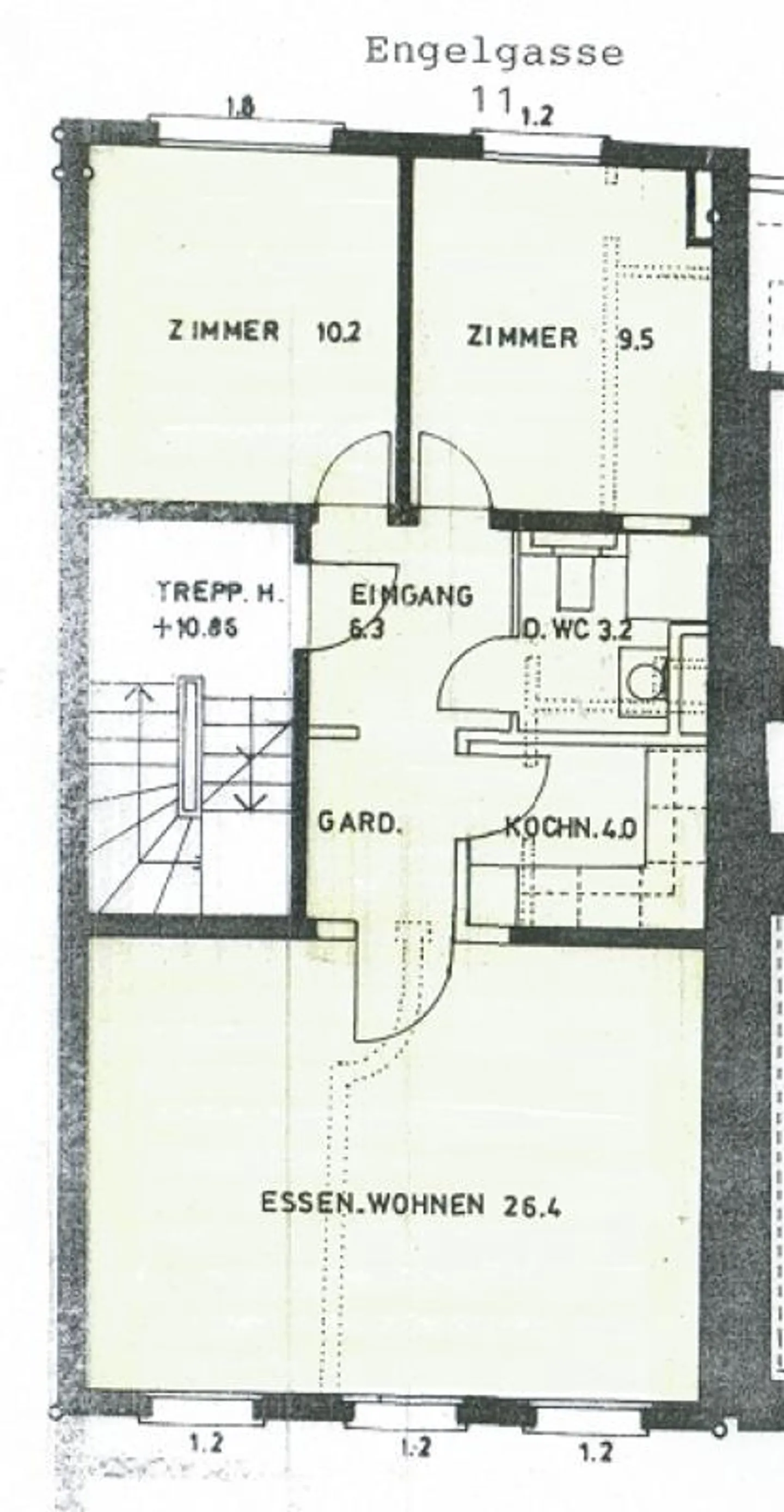 Appartamento centrale di 3 stanze - Foto 9 di 9