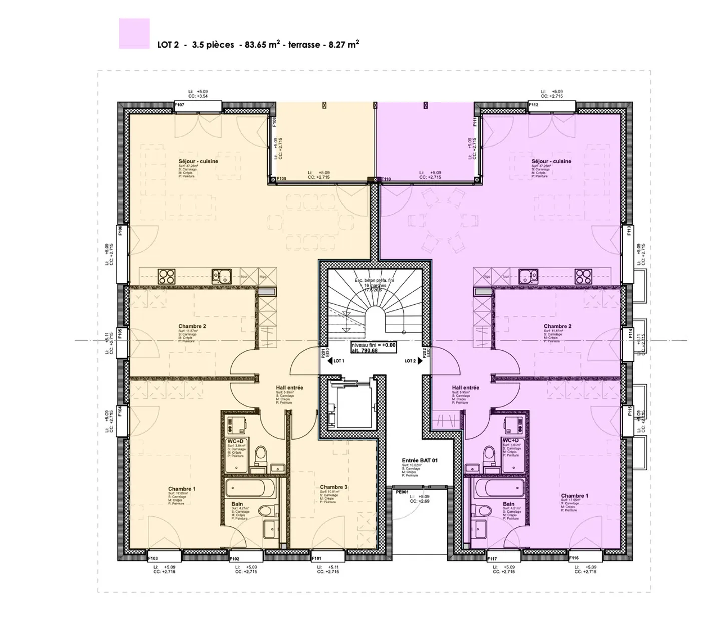 Garden of 216 m2 - Panoramic View - 3.5 Rooms Under Construction - Photo 10 of 11