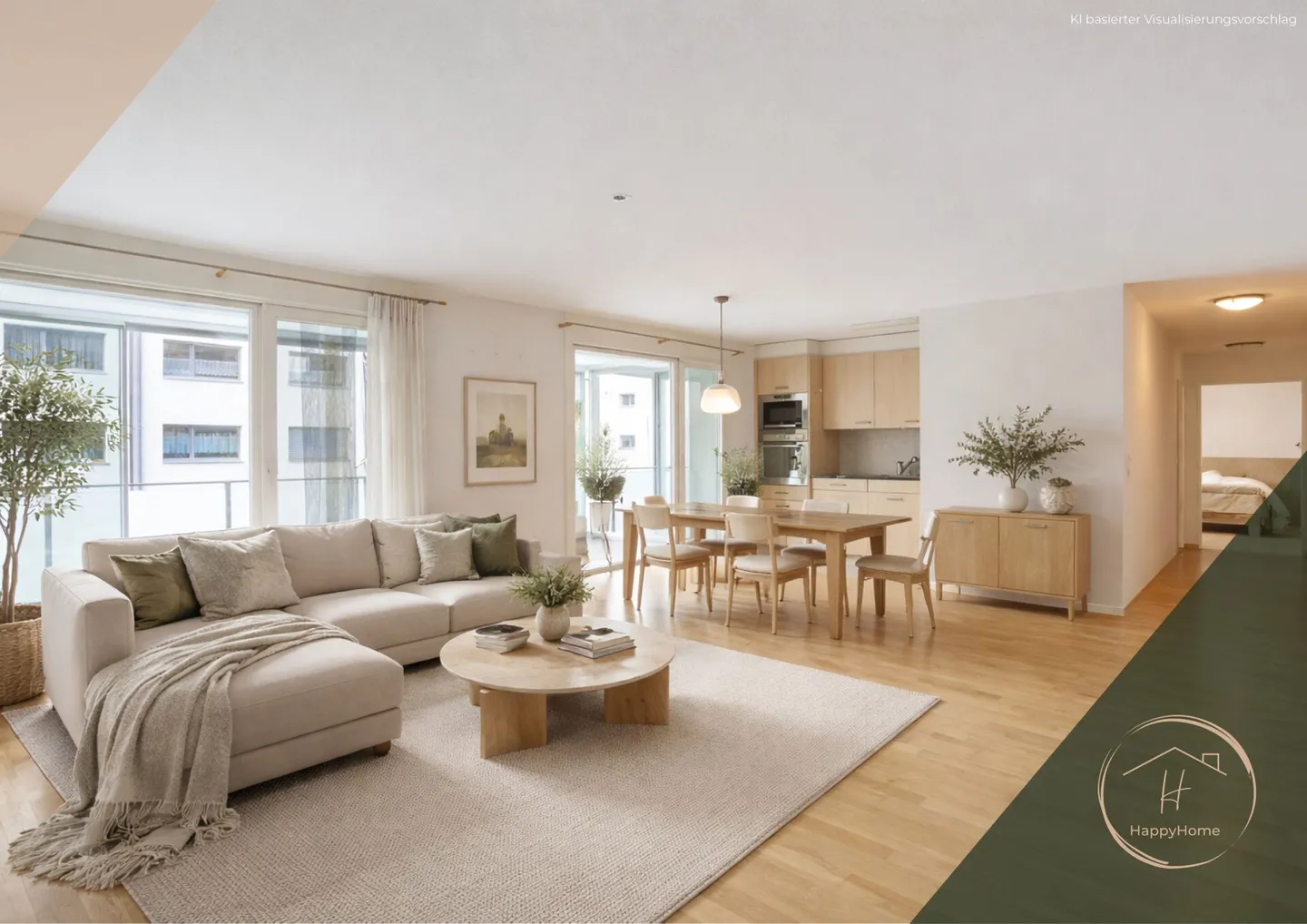 Central and sunny 3-room condominium on the 1st floor with 39m2 balcony - Photo 1 of 16