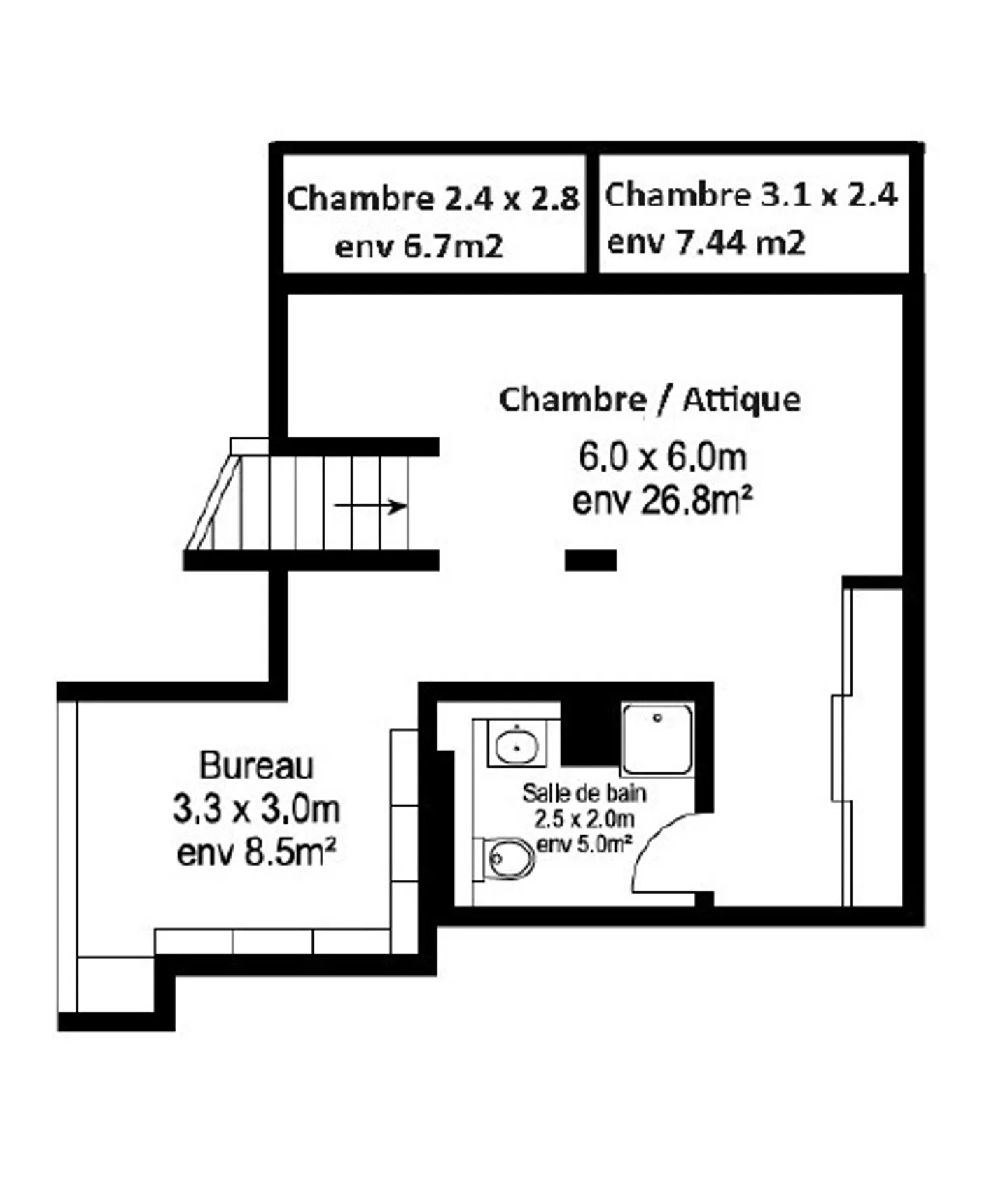 Selten, nicht zu verpassen - Sehr modernes Duplex mit 6,5 Zimmern im Dachgeschoss, großzügige Terrassen - Foto 13 von 13