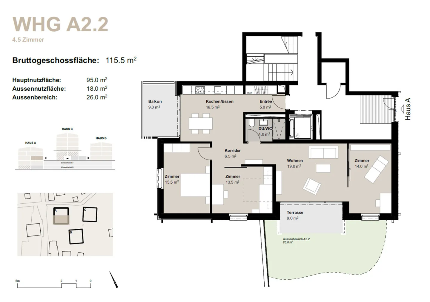 Appartamento 4.5 stanze - Foto 11 di 11