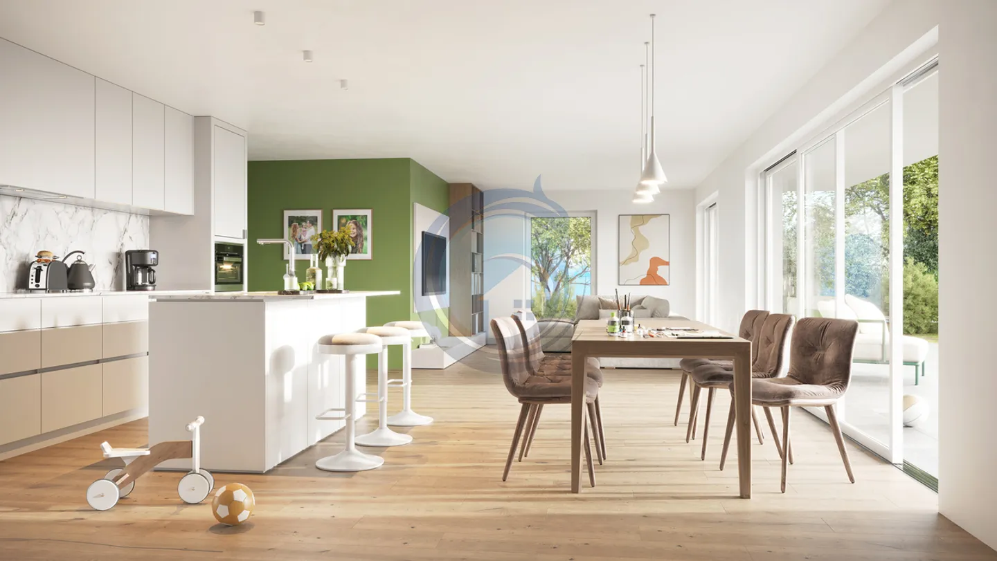 BEL APPARTAMENTO NUOVO DI 4.5 LOCALI AL PIANO TERRA CON GIARDINO - Foto 7 di 11