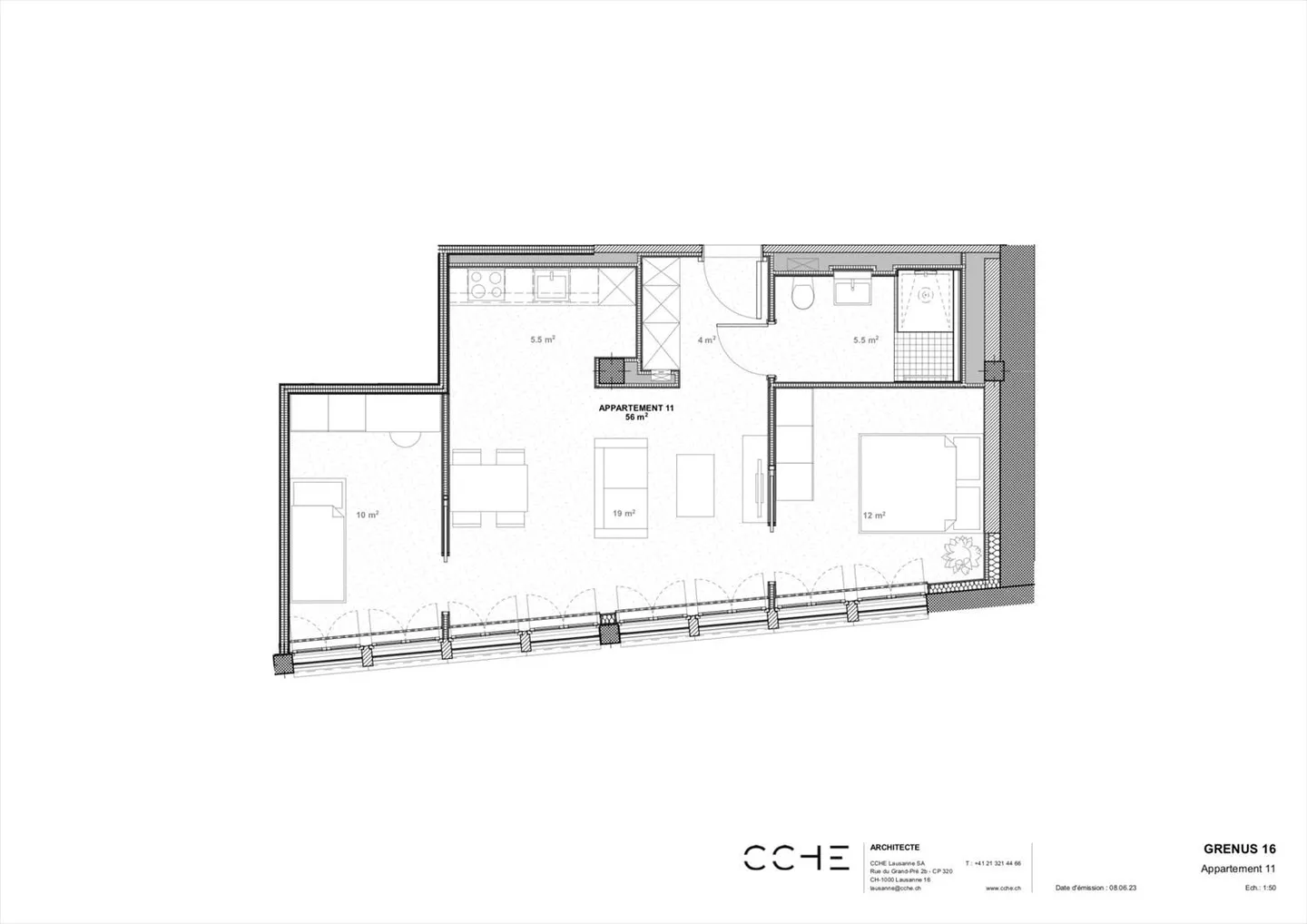 Appartement à louer - Photo 7 sur 7