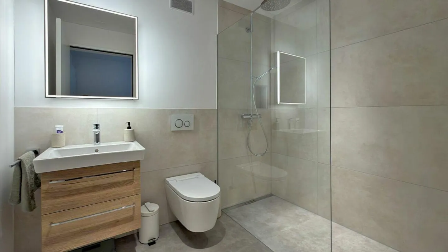 Modern 3.5-room apartment with two balconies and stunning views - Photo 10 of 11