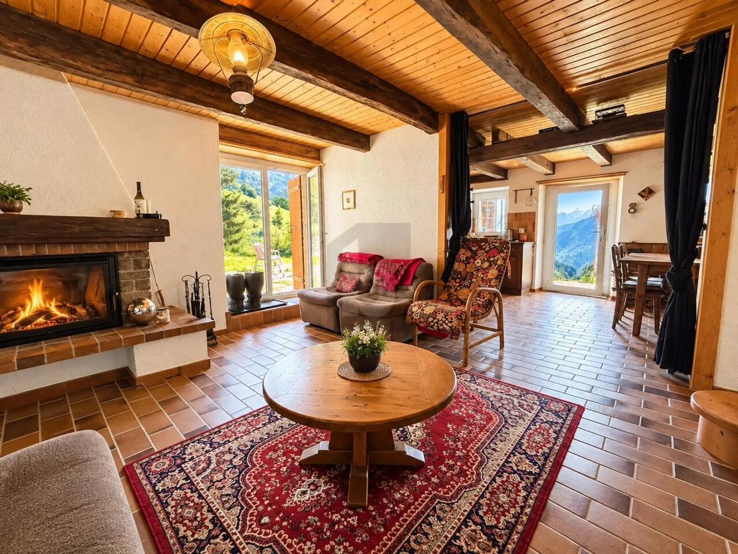 Chalet Charmant avec Vue Alpine - Photo 3 sur 6