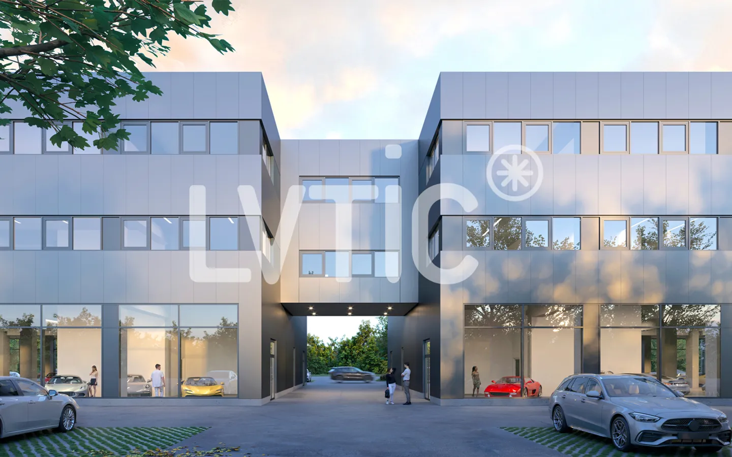 Showroom, laboratori, uffici di 3000 m2 divisibili in affitto a Nyon - Foto 3 di 5