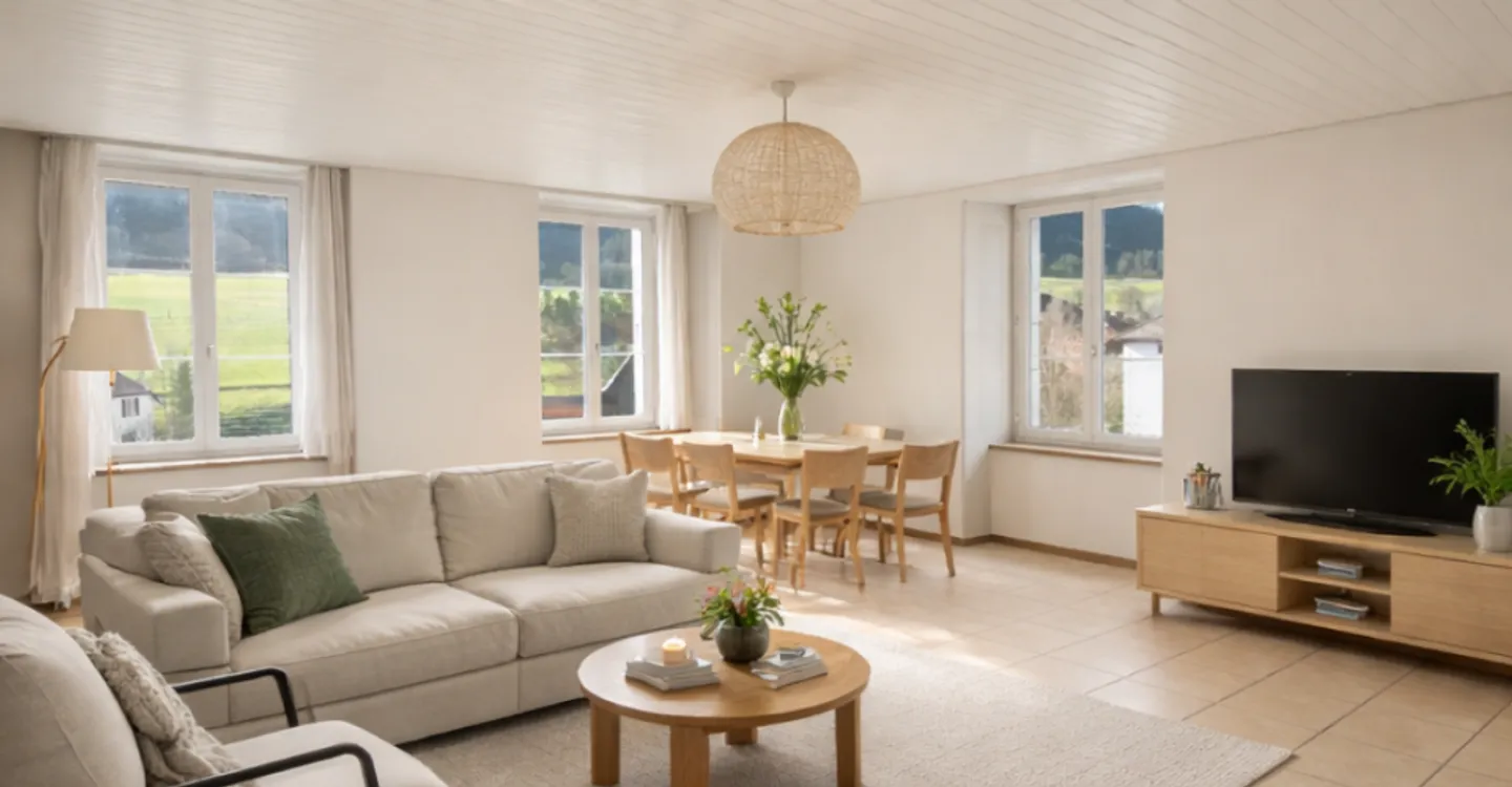 Sonvilier, bel appartamento di 3,5 locali al 2° piano con cucina moderna - Foto 1 di 8