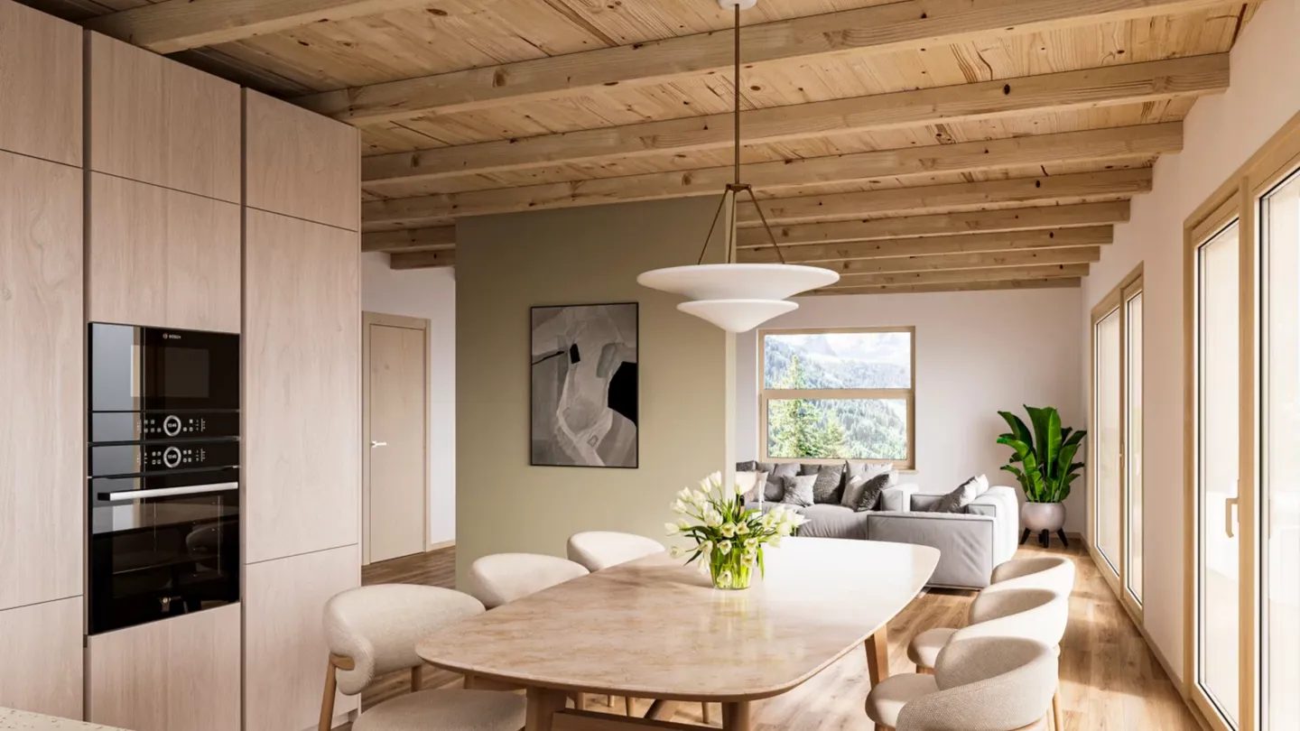 5.5 Duplex appartamento DG - Progetto di nuova costruzione di prima classe a Zermatt - Residenza principale - Foto 4 di 12