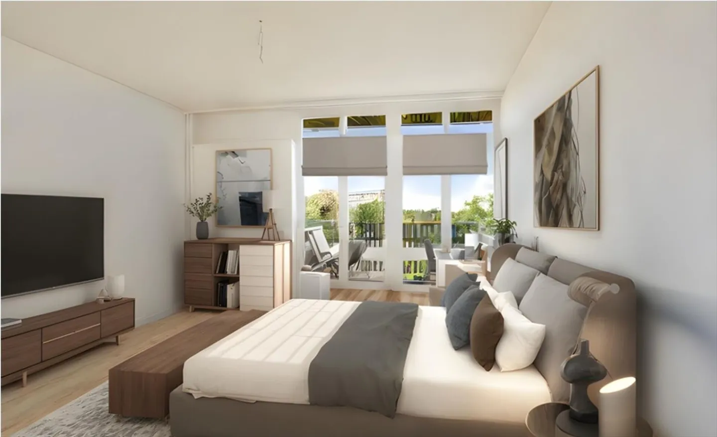 Exceptional corner apartment with panoramic views of the lake and Mont-Blanc - Photo 10 of 13