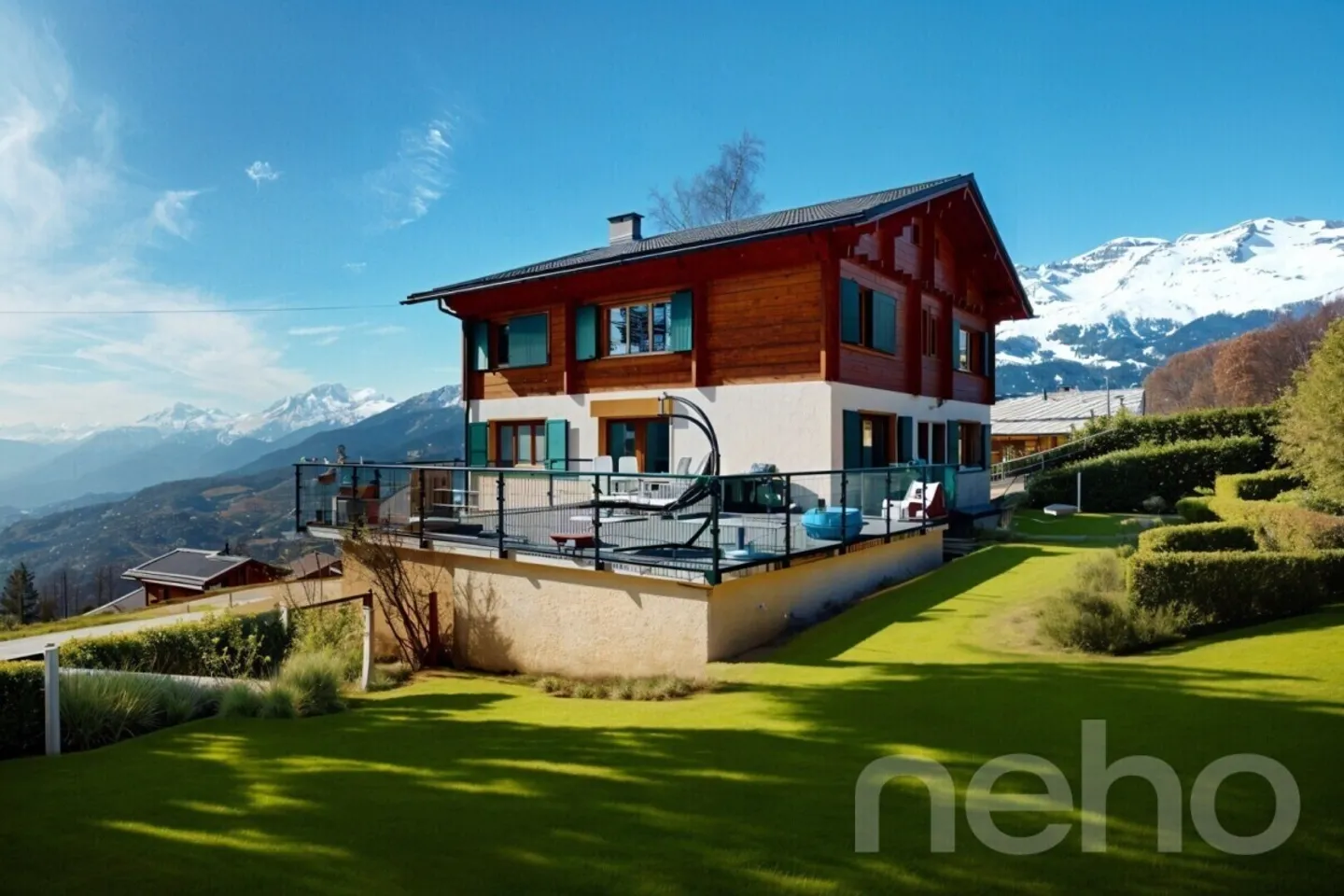 Superbo appartamento 4.5 situato in un chalet di due appartamenti - Foto 4 di 12