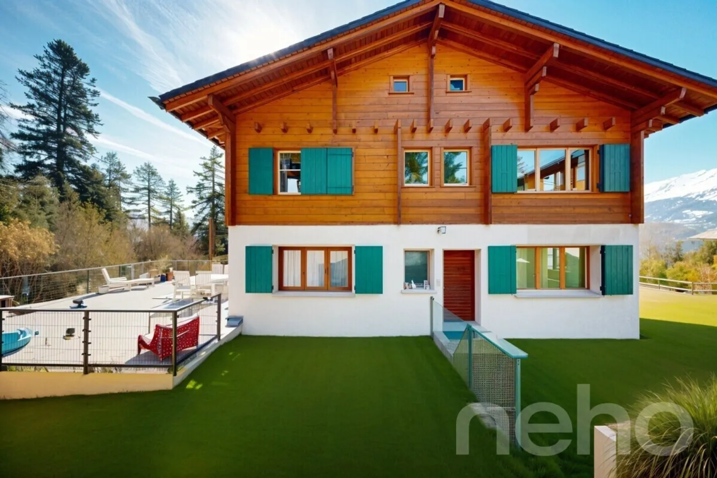 Superbo appartamento 4.5 situato in un chalet di due appartamenti - Foto 5 di 12