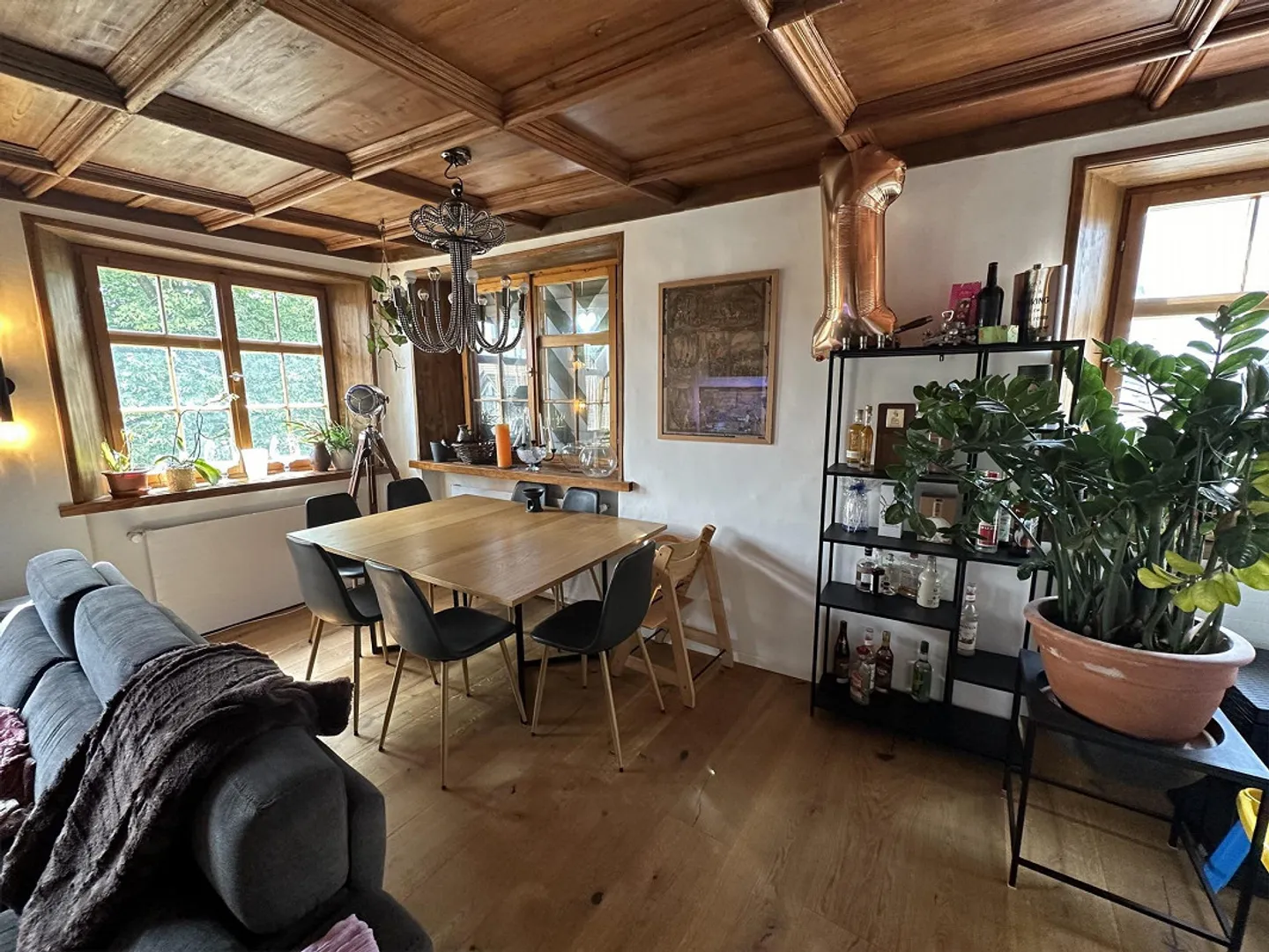 3 1/2 Zimmerwohnung in historischem Riegelhaus - Foto 3 von 13