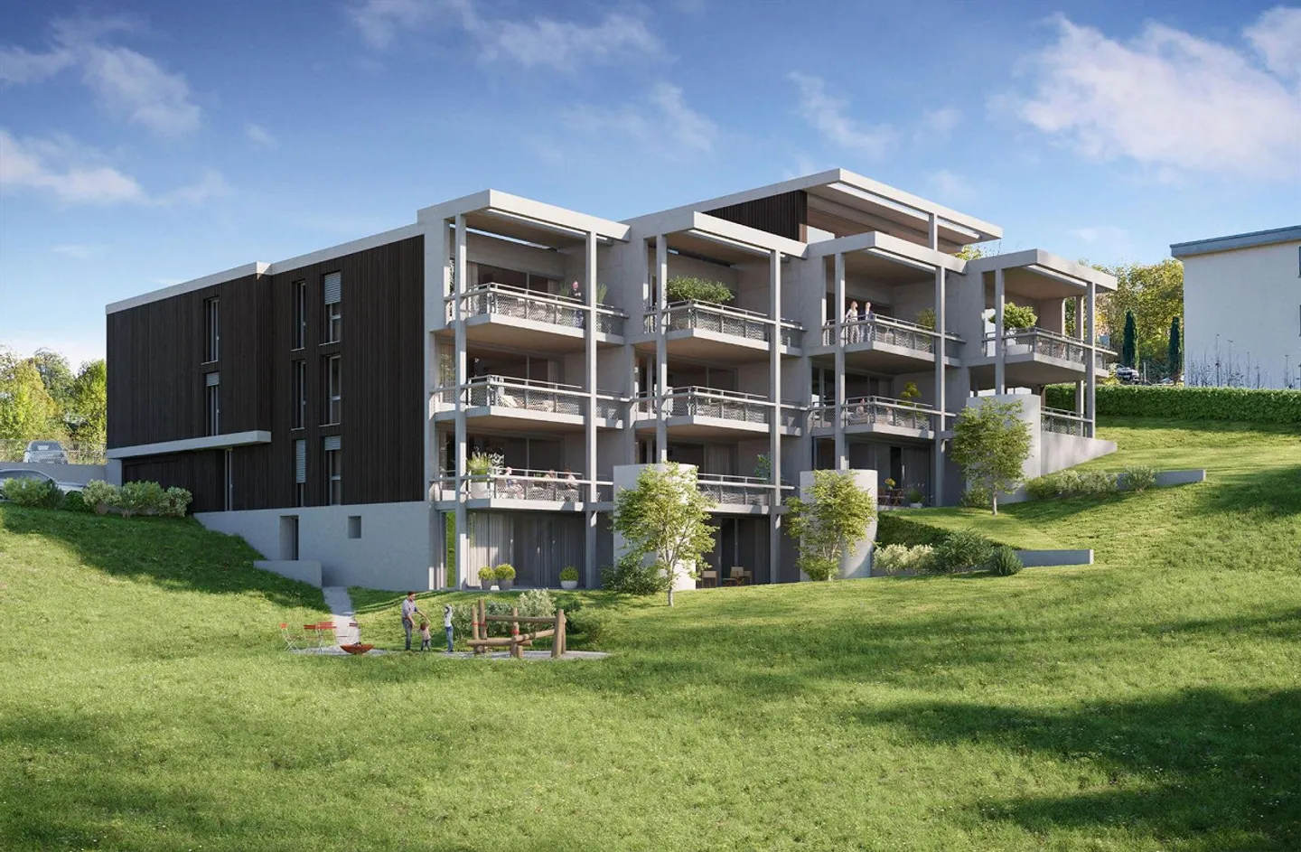 Première location appartement exclusif de 3.5 pièces sur le Rosenberg - Photo 1 sur 13