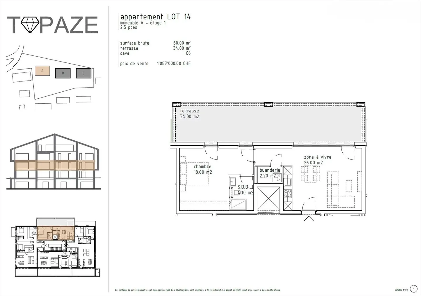 Appartamento di lusso 2,5 stanze a Crans-Montana - Foto 6 di 6