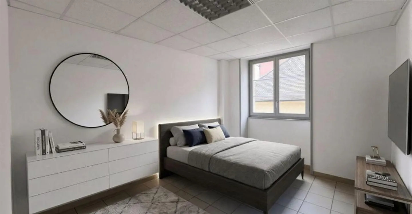 Ampio appartamento di 3,5 locali nel centro di Neuchâtel (zona pedonale) - Foto 2 di 4