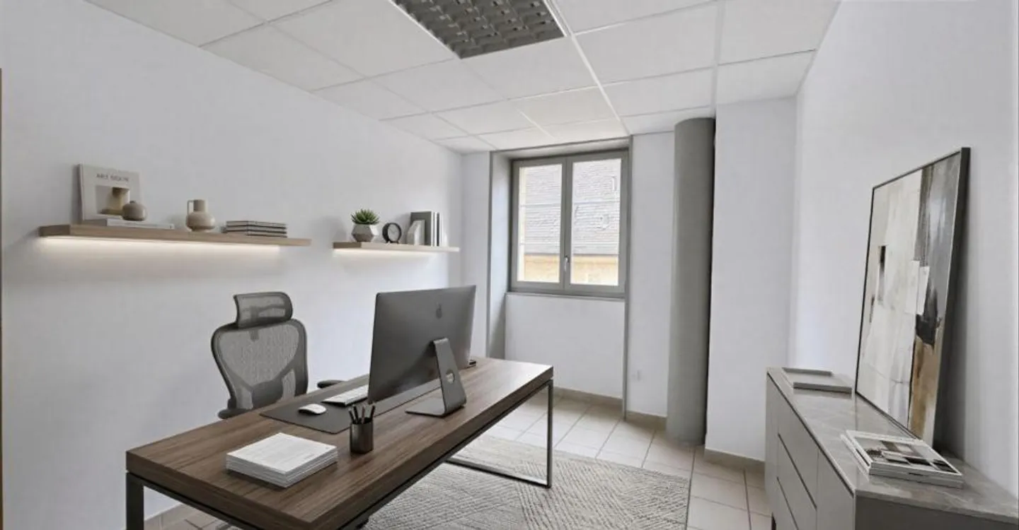 Ampio appartamento di 3,5 locali nel centro di Neuchâtel (zona pedonale) - Foto 3 di 4