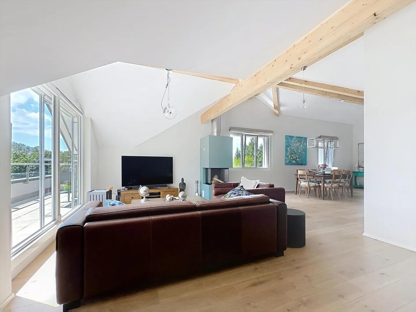 Magnifique penthouse avec parc arboré partagé - Photo 3 sur 7