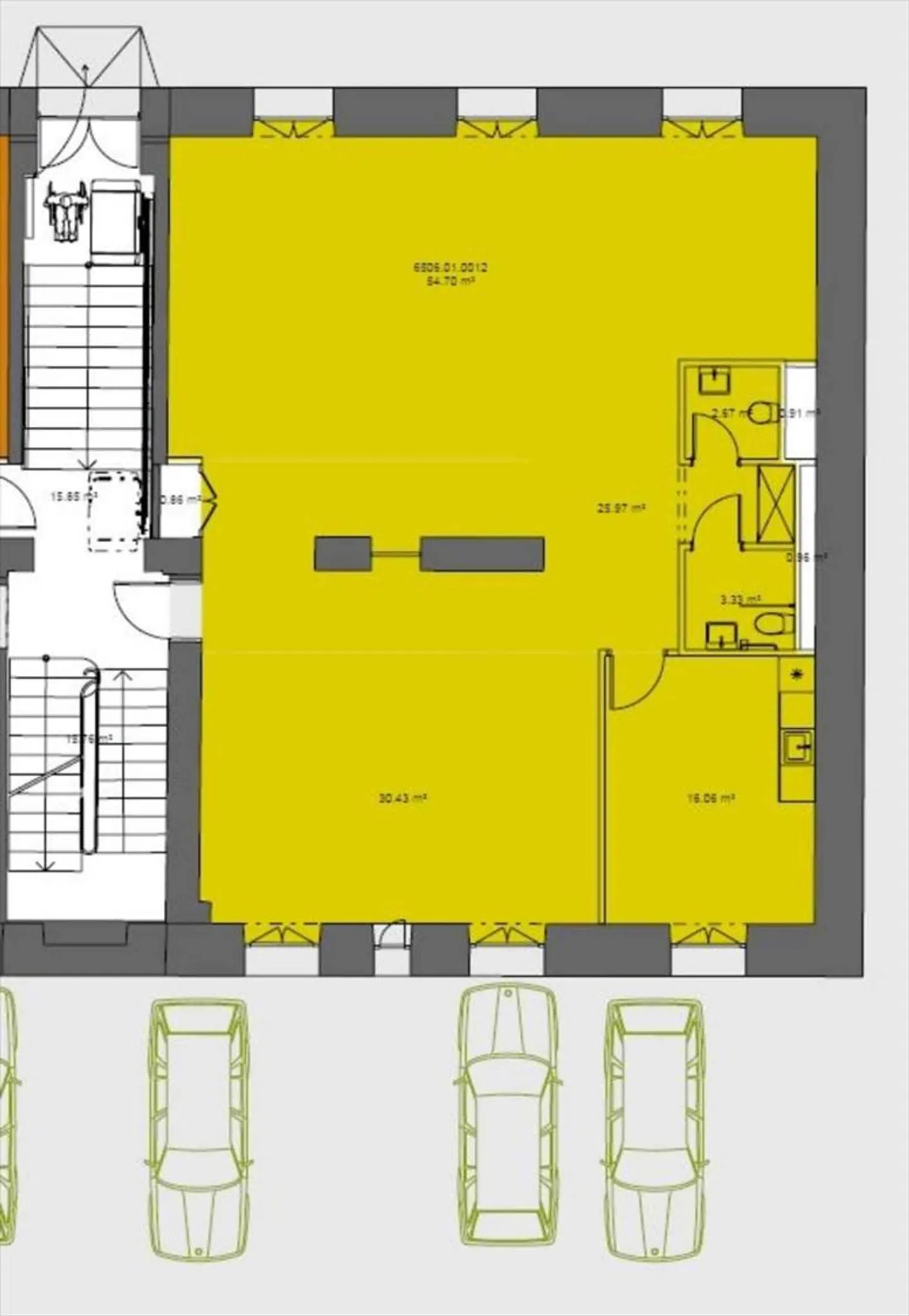 Uffici di 133m2 - Quartiere bancario - Foto 5 di 5