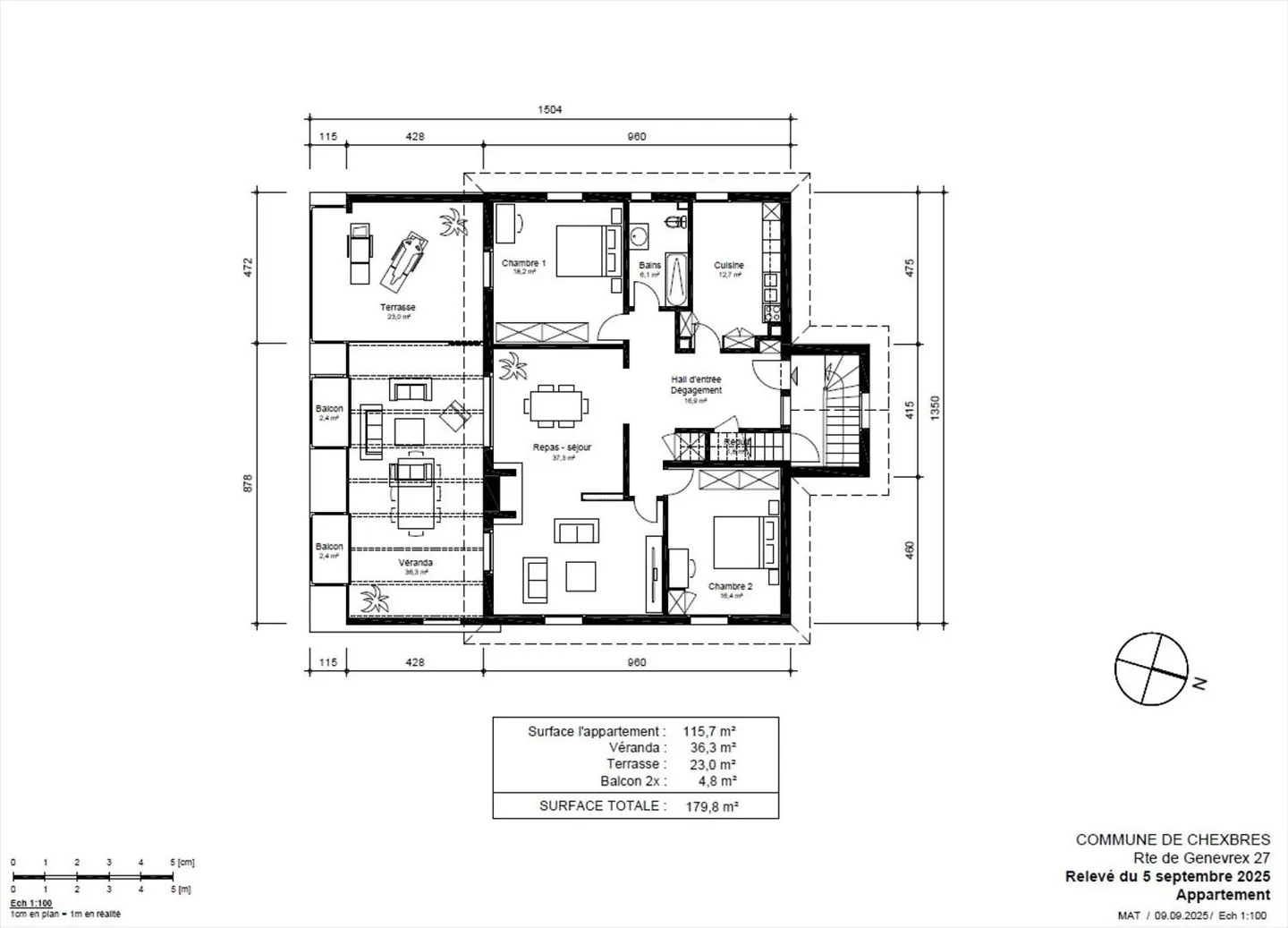 Magnifique appartement de 3.5 pièces avec vue Alpes et lac - Photo 5 sur 10