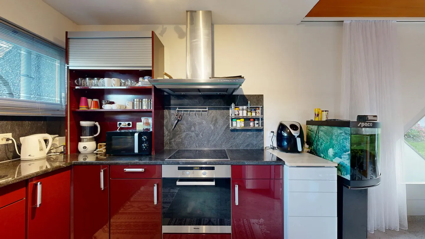 Detached 5.5-room single-family house with fireplace and hobby room - Photo 3 of 21