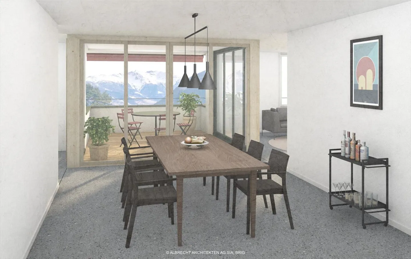 Only one apartment available! New construction project Orttoli - 4.5-room apartment, 1st floor - Photo 4 of 10
