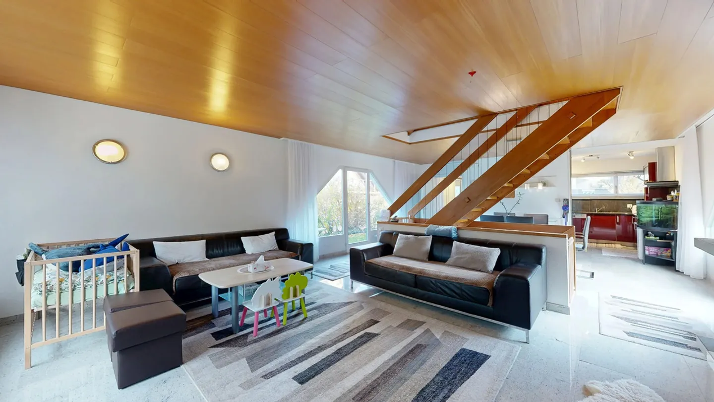 Detached 5.5-room single-family house with fireplace and hobby room - Photo 5 of 21