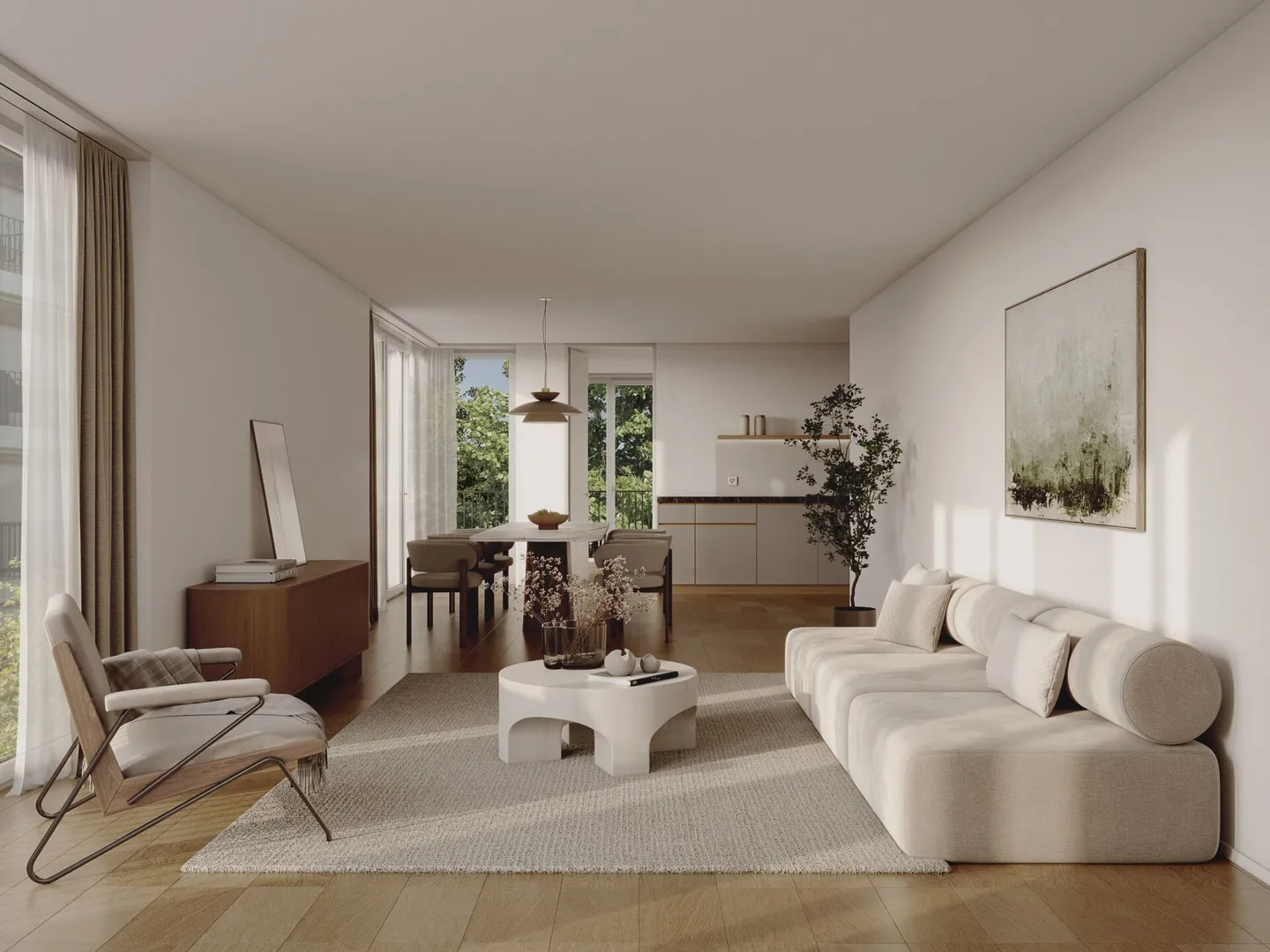 Modern 4.5 room apartment in a quiet neighborhood - Photo 1 of 6