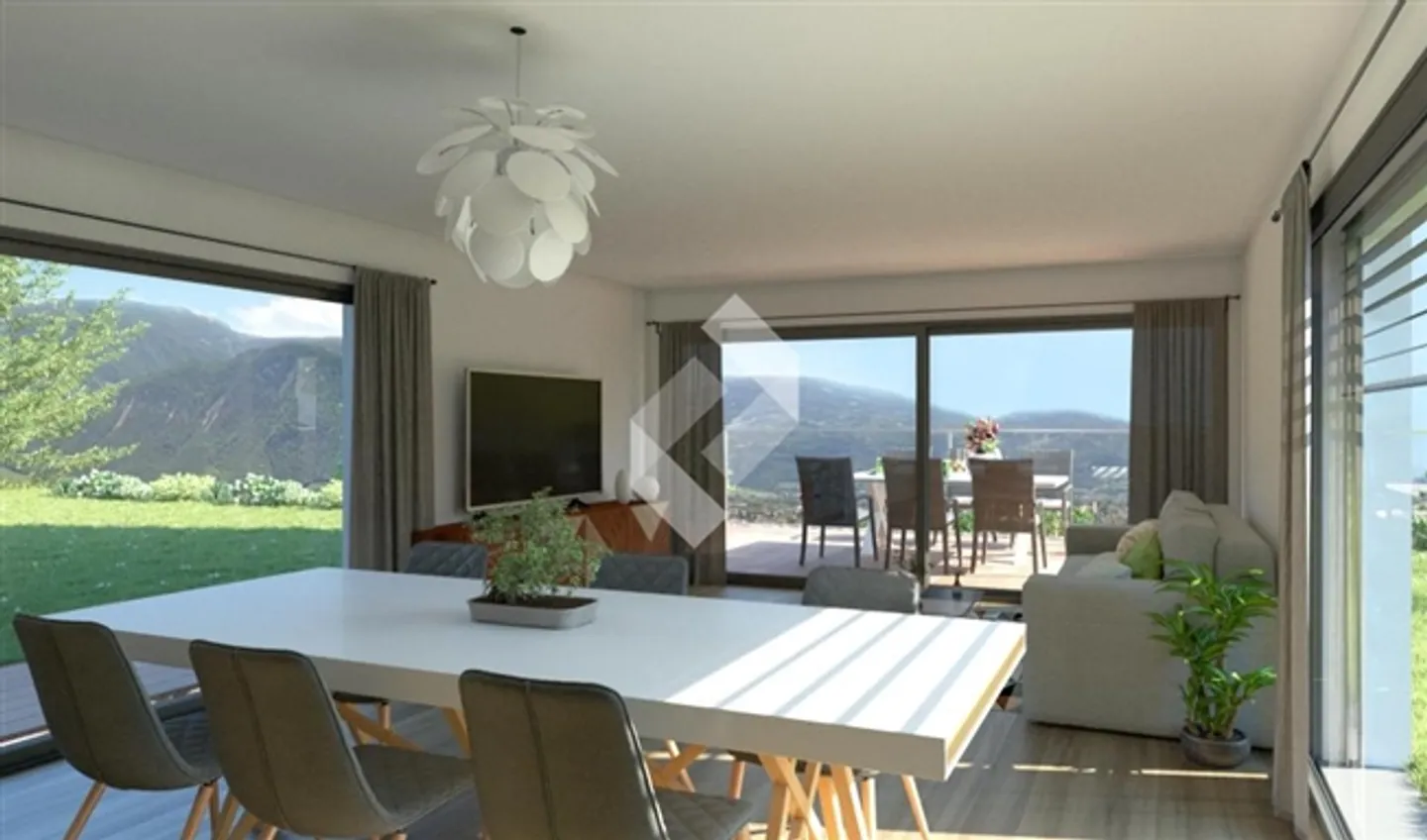 Detached Villa 4.5 Rooms on the Slopes of St-Léonard - Photo 3 of 11