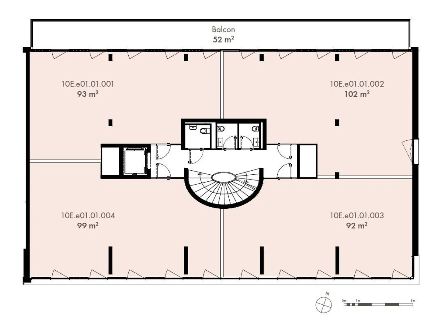 Einzigartige Gelegenheit für Ihre Büros von 387 m2, aufteilbar in 100/200 m2 - Foto 8 von 10