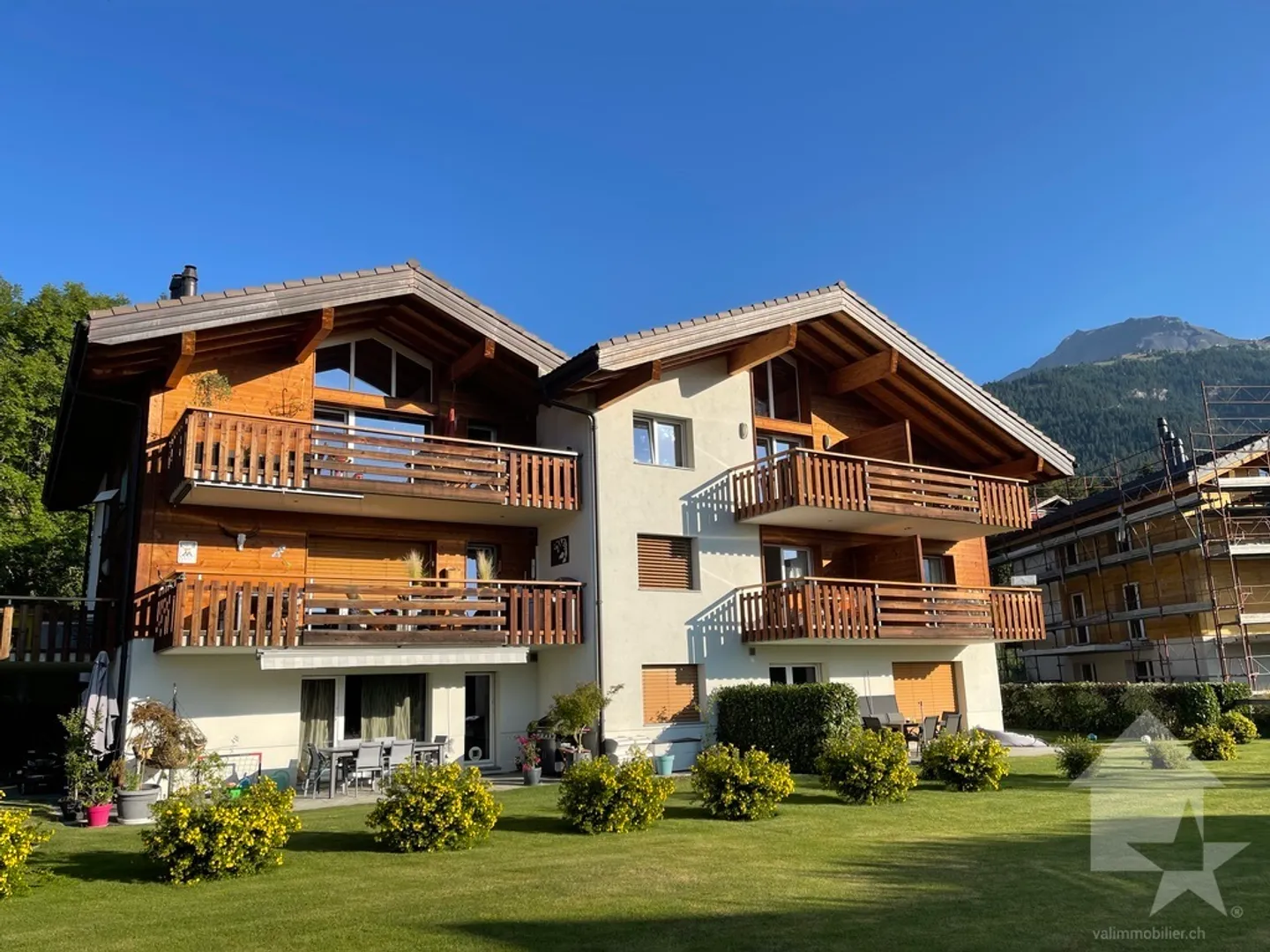 Rez 5,5 Zimmer Terrasse und Garten, Zweitwohnung und Ausländer - Foto 11 von 11