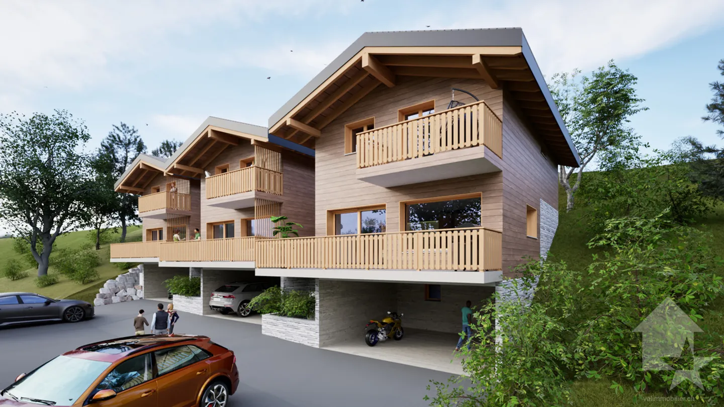 Magnificent 4.5-room chalet with terrace and lawn - Photo 2 of 11