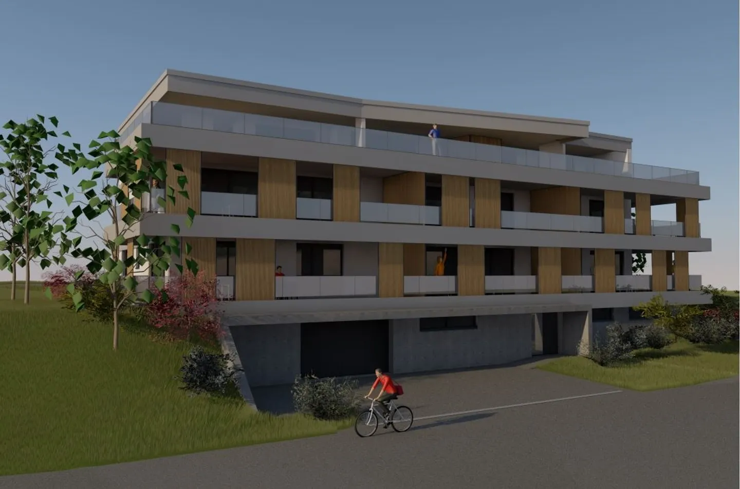 Exclusive 2.5 Room Apartment on the Raised Ground Floor near Arnegg Train Station - Photo 2 of 2