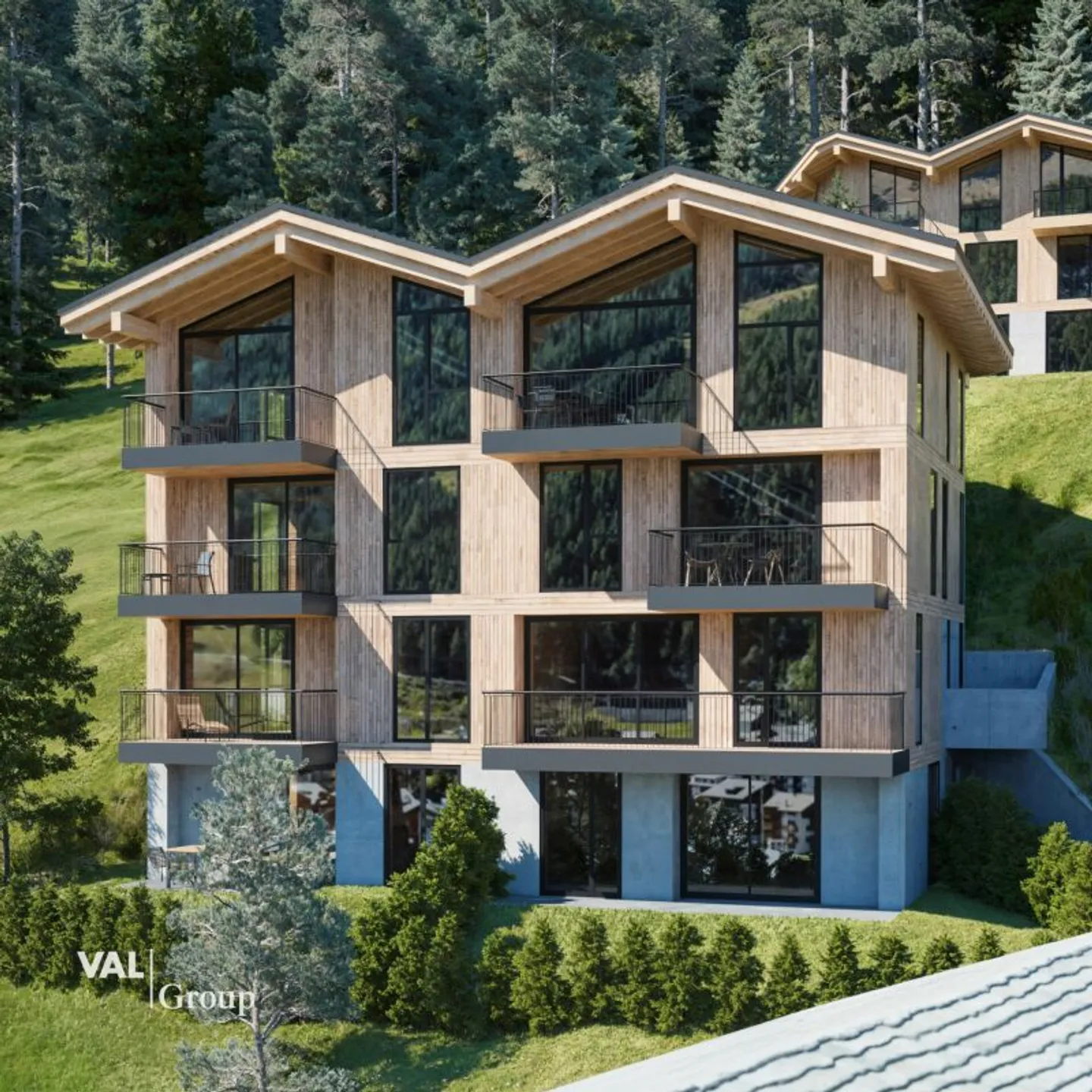 Résidence Le Roc : Appartements luxueux avec confort 5 étoiles et panorama sur les montagnes - Photo 3 sur 12