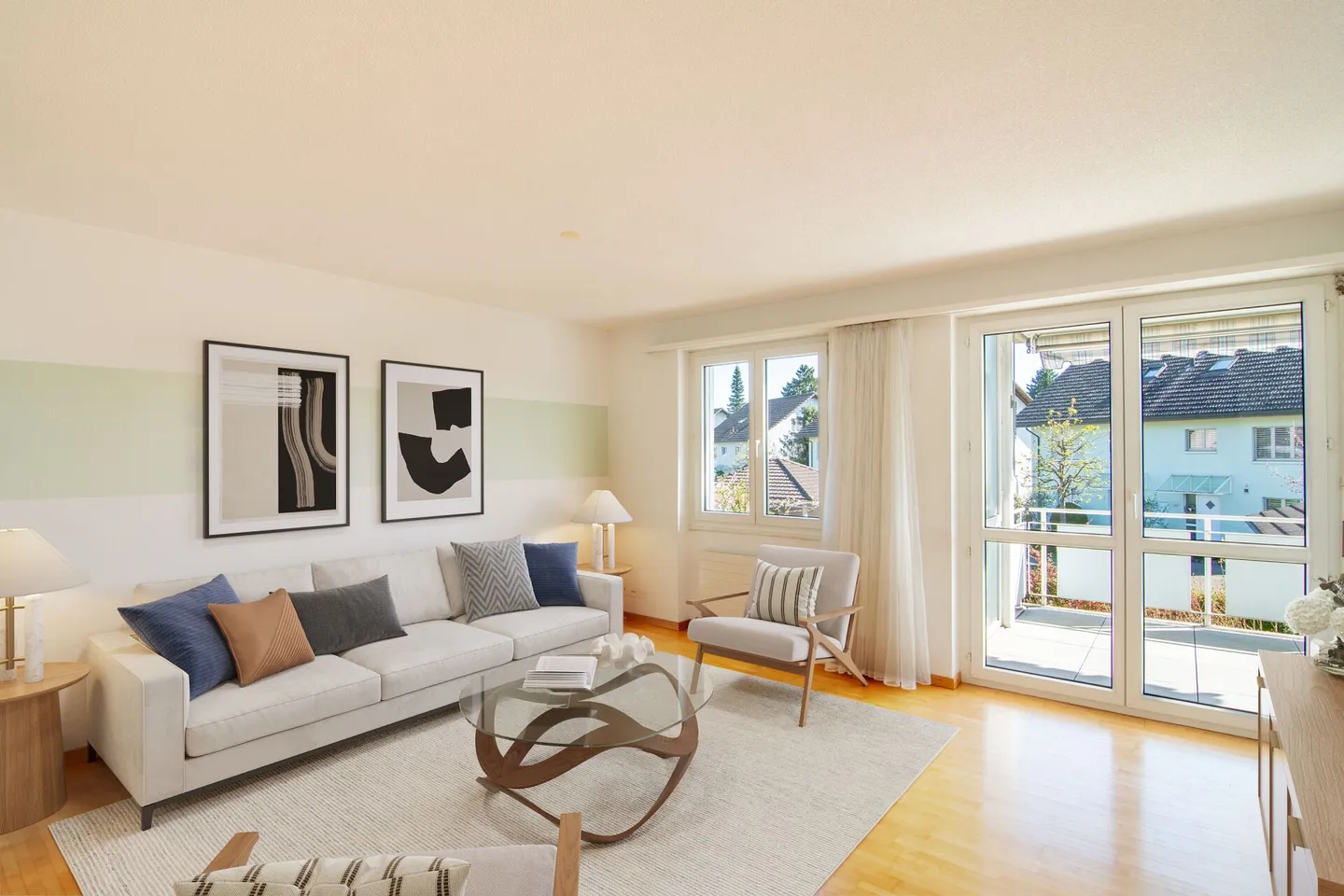 Appartement lumineux et accessible de 3,5 pièces avec balcon sud et place de parking souterrain privée ! - Photo 4 sur 22