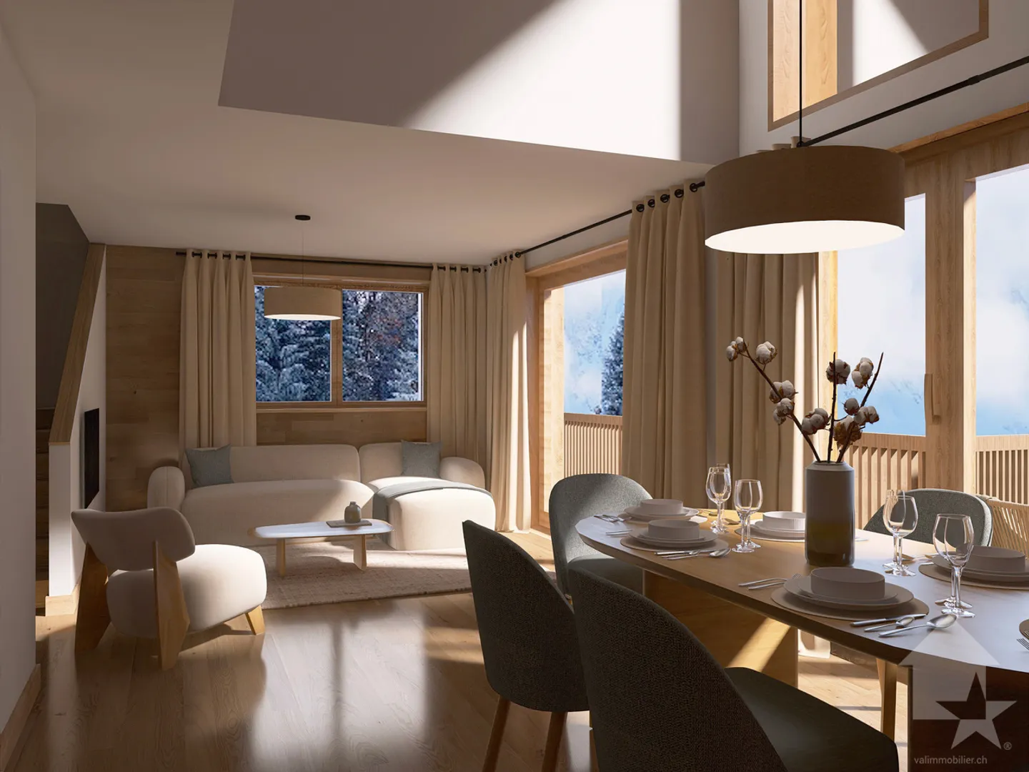 Unique à St-Luc : magnifique nouvel appartement avec tout le confort - Photo 1 sur 11